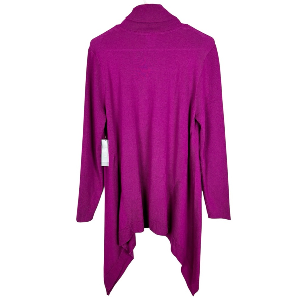 Chico’s Turtleneck Sweater Feather Weight Layering Basic Blooming Dahlia Large - Picture 2 of 7